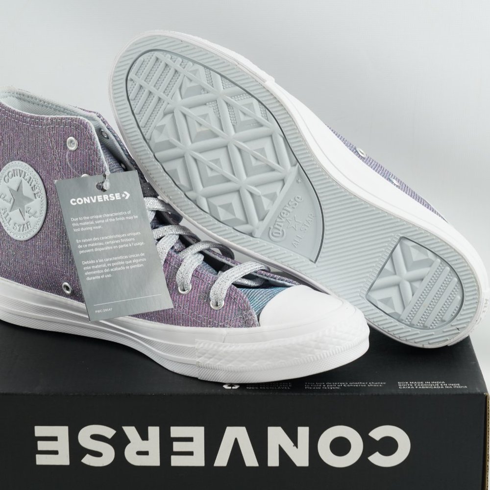 Converse Chuck Taylor All Star Hi Platinum Shoes - Picture 10 of 11